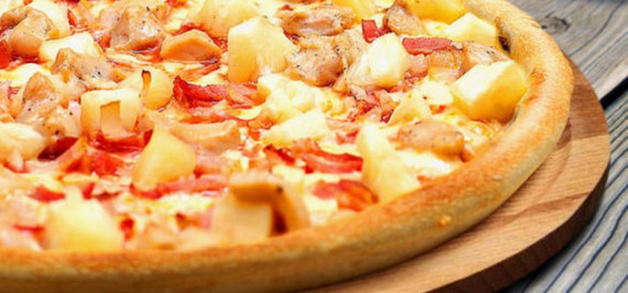 Пицца с ананасом — вкусная классика