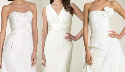 Как выбирать короткие свадебные платья